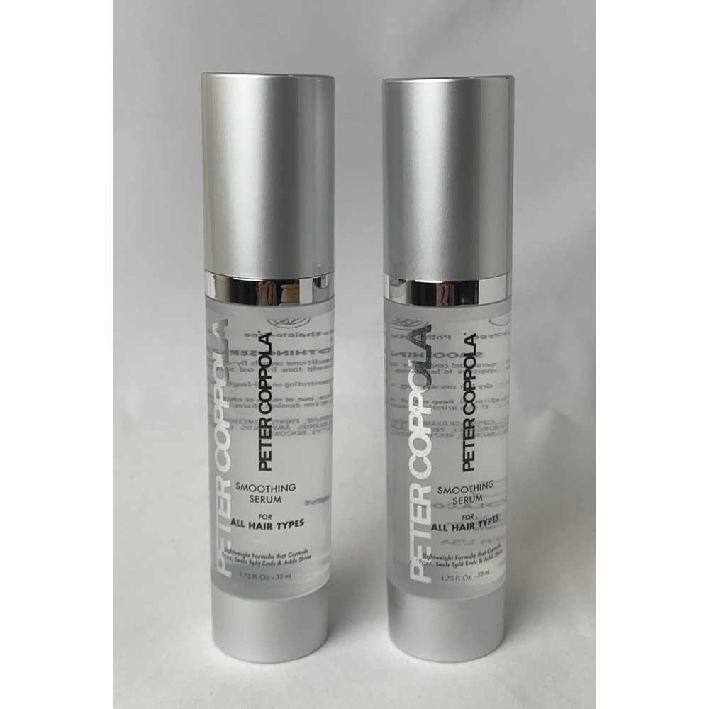 Peter‎ Coppola Smoothing Serum (x2) All Hair Types Frizz Split Ends Shine 1.75oz